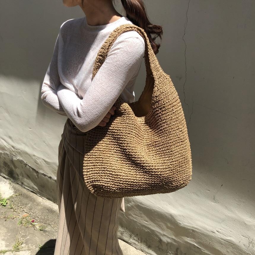 Sac Cabas Grande Anse en Paille