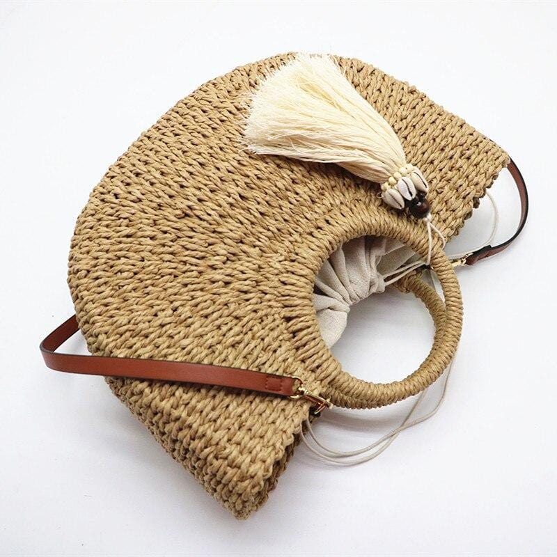 Sac Cabas Paille Plage Chic - Collection Estivale