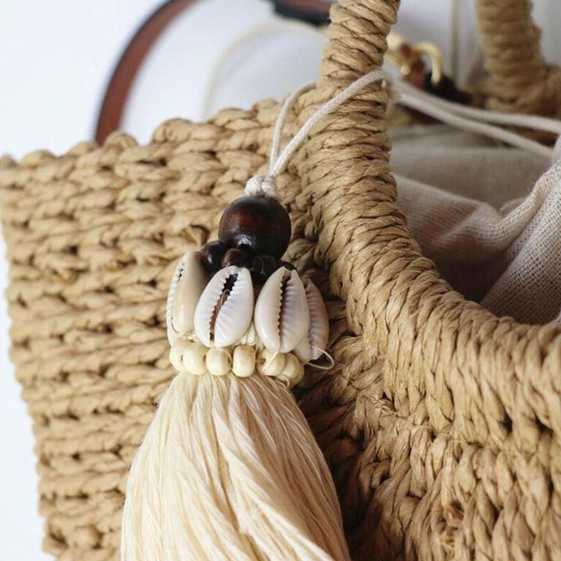 Sac Cabas Paille Plage Chic - Collection Estivale