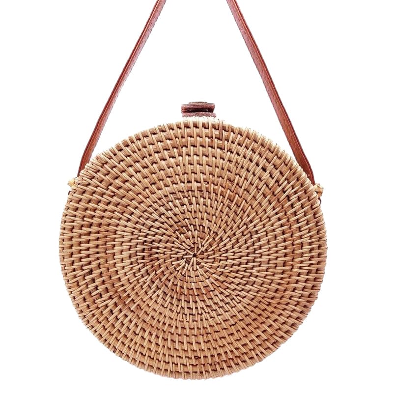 Sac Rond en Osier Tressé ByDesign
