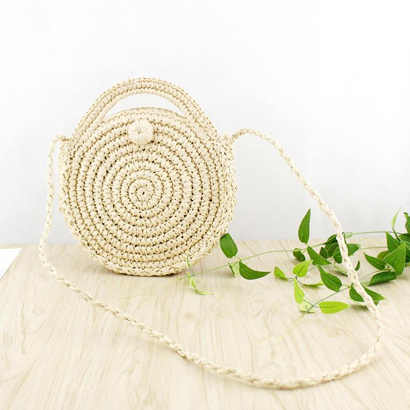 Sac Rond en Paille Exclusif