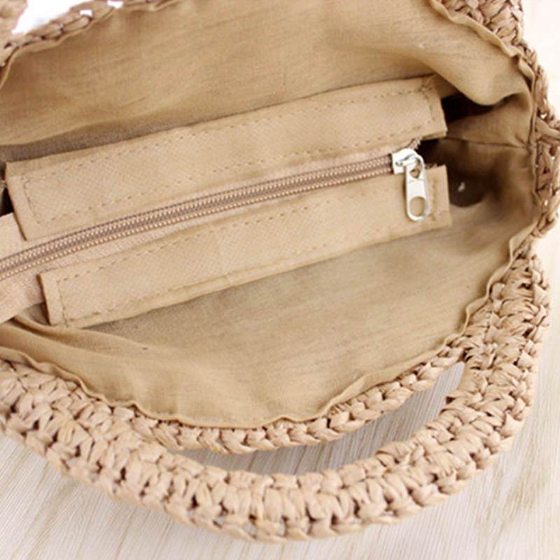Sac Rond en Paille Exclusif