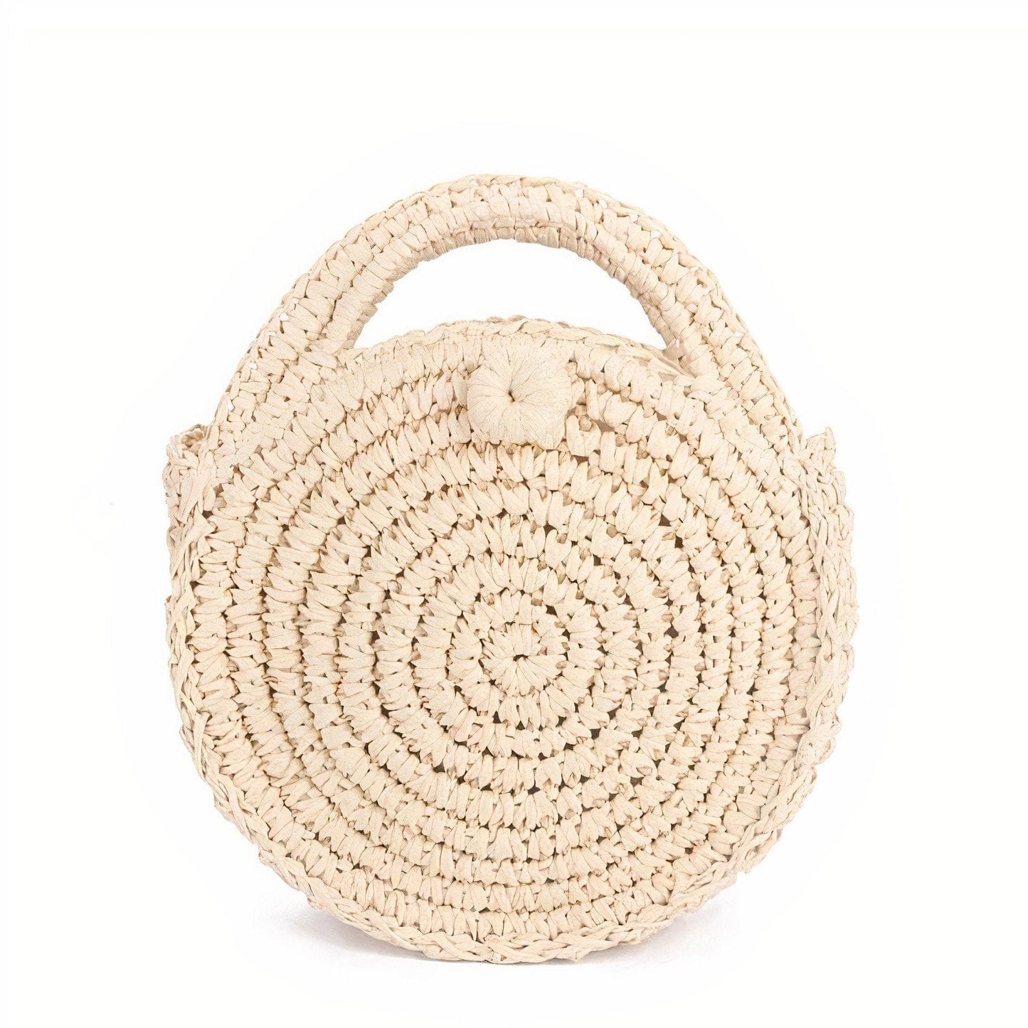 Sac Rond en Paille Exclusif