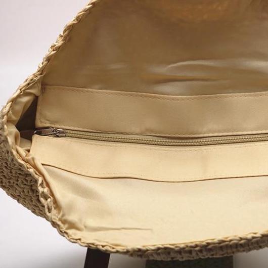 Sac Rond Pailleté de Luxe avec Fermeture Élégante