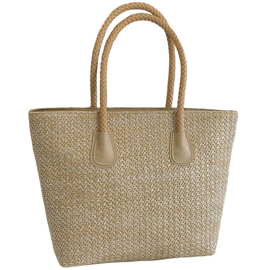 Cabas en Paille Tressée - Collection Été