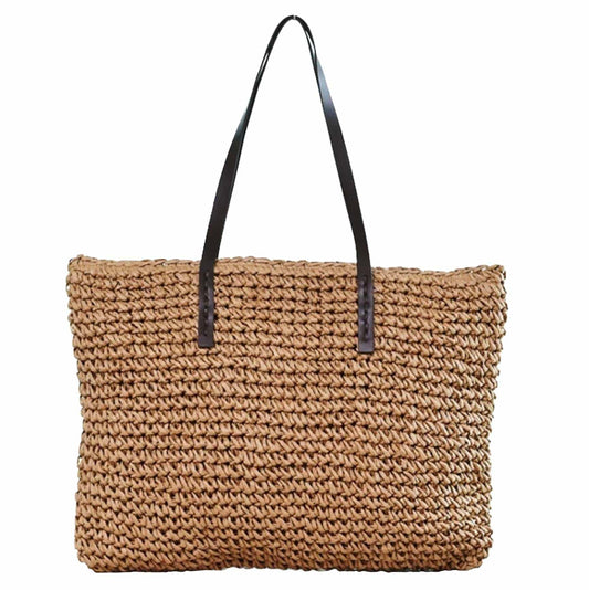 Cabas Paille avec Fermeture - Collection Exotique