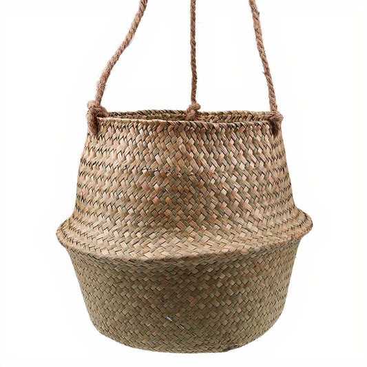 Cache Pot en Osier Suspendu Petit format (22 cm x 20 cm)