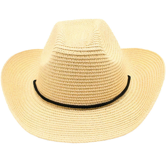 Chapeau de Paille Authentique avec Ficelle