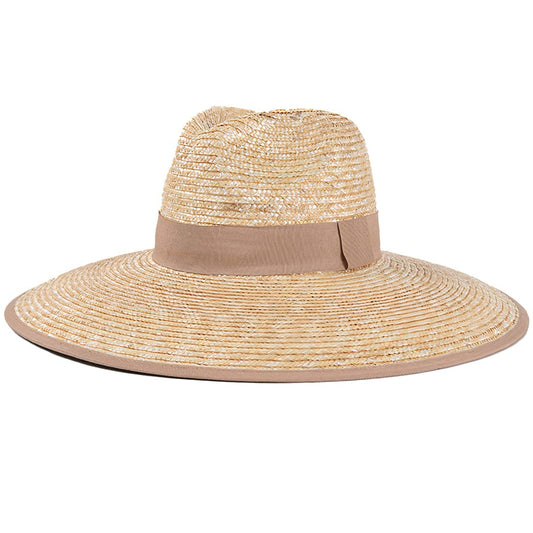 Chapeau de Paille Bandeau Beige - Style Élégant