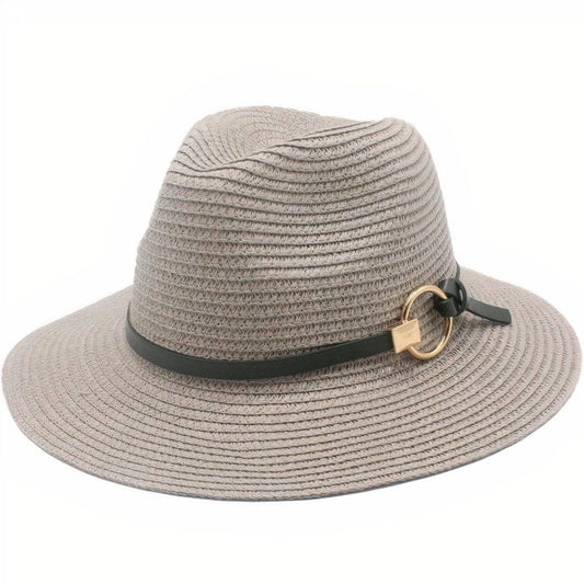 Chapeau de Paille Chic Femme Glamour