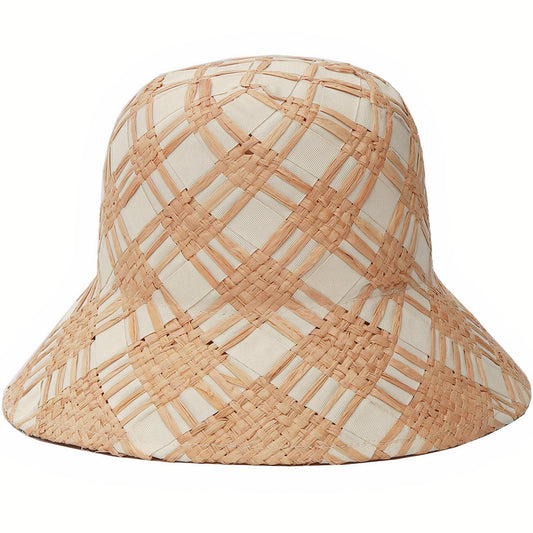 Chapeau de Paille Cloche Femme - Collection Élégance Chic