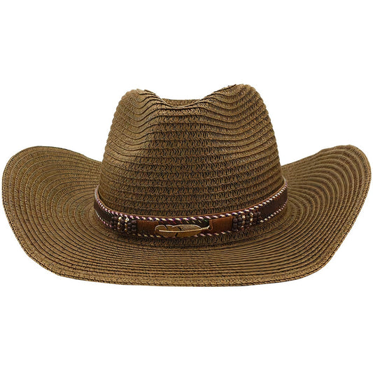 Chapeau de Paille Cowboy - Style Western authentique