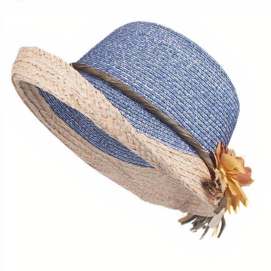 Chapeau de Paille Fleuri Collection Nature