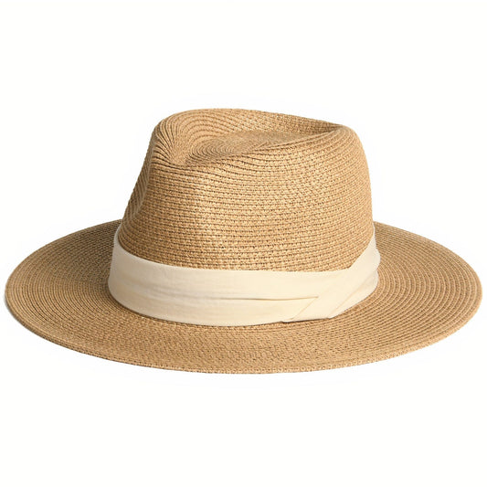 Chapeau de Paille Panama élégant pour Homme. M (56-58 cm) *Taille internationale