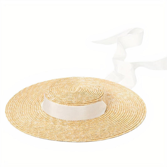 Chapeau de Paille Plat - Mode et Tendance