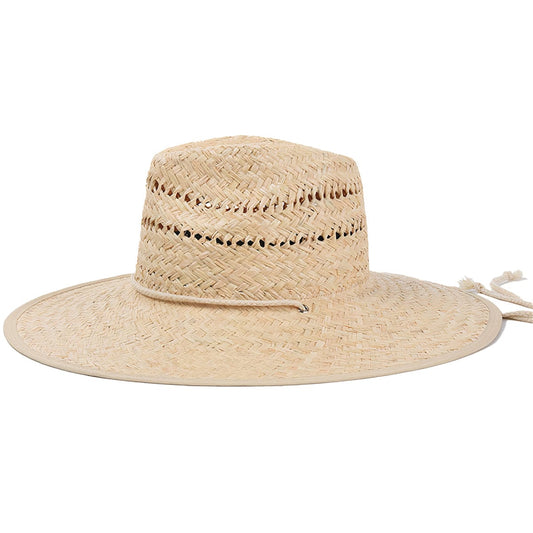 Chapeau de Paille Surf Beige - Style Vague Estivale