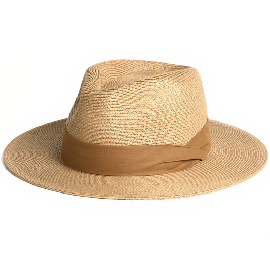Chapeau de Paille Tressé pour Homme - Collection Élégance Estivale