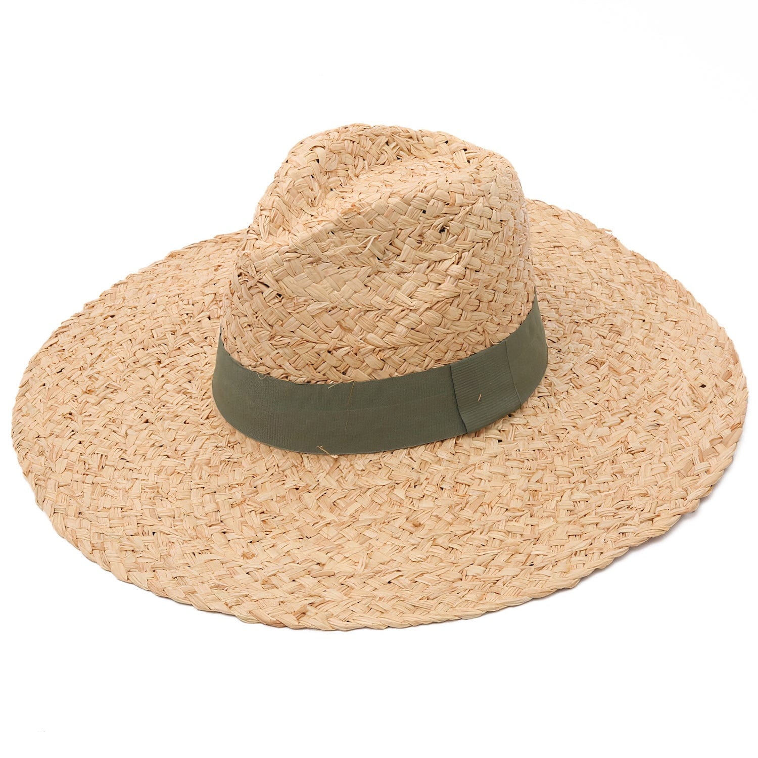 Panama Bord Large en Chapeau de Paille