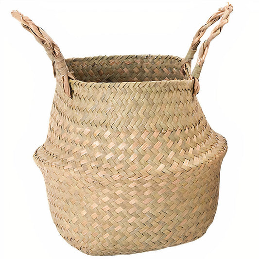 Panier en Osier Tressé Cache Pot Mini format (16 cm x 13 cm)