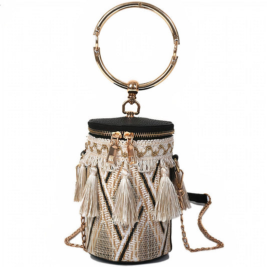 Sac à Main Bohème Chic en Paille