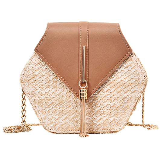 Sac à Main Brillant en Paillettes et Cuir