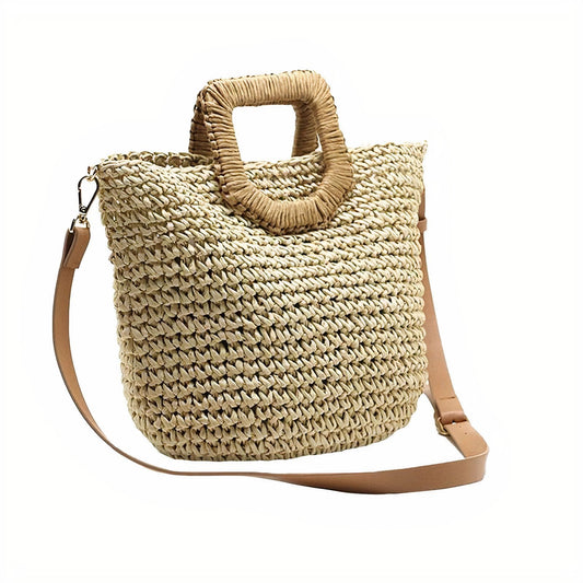 Sac à Main en Paille Artisanal - Collection Élégance Naturelle