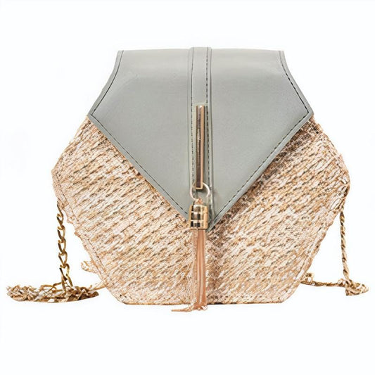 Sac à Main en Paille de Petit Format