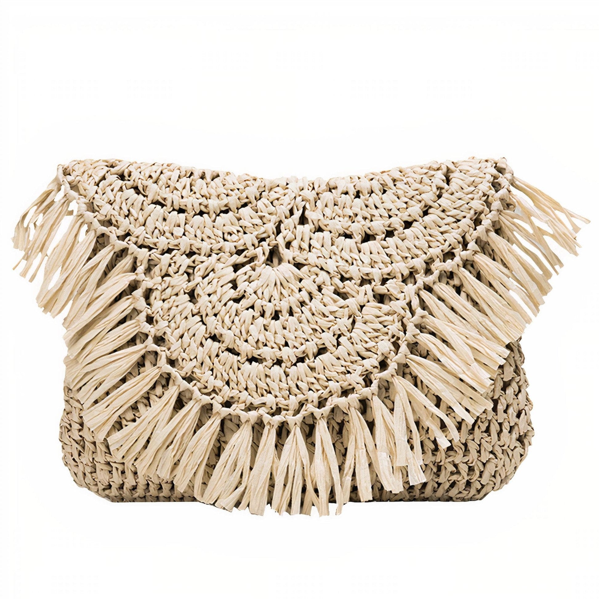 Sac à Main en Paille Feuilles de Paille - Collection Estivale