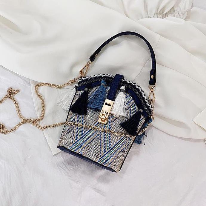 Sac à Main en Paille Hippie Chic