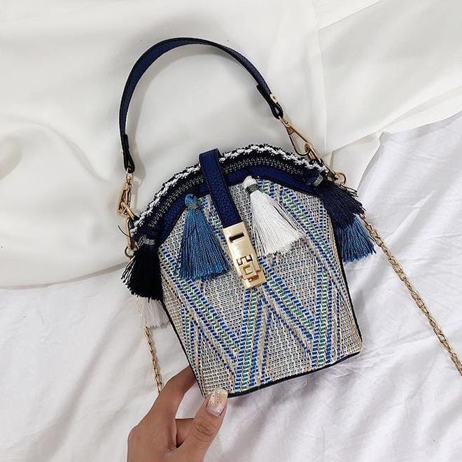 Sac à Main en Paille Hippie Chic