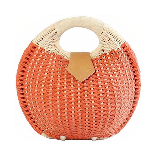 Sac à Main Osier Rond Exclusif & Tendance
