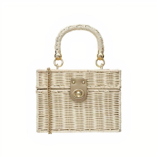 Sac à Main Osier Vintage Collection Élégance