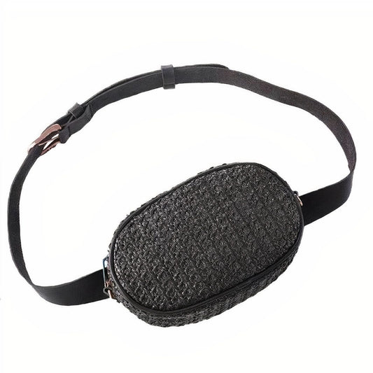 Sac Banane en Paille de Luxe