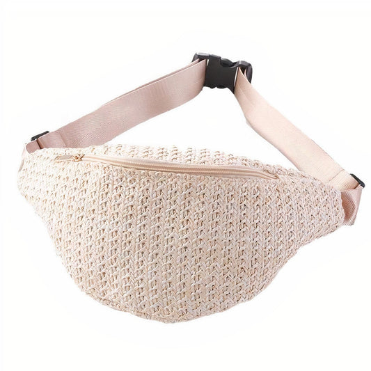 Sac Banane Paille Élégance Naturelle