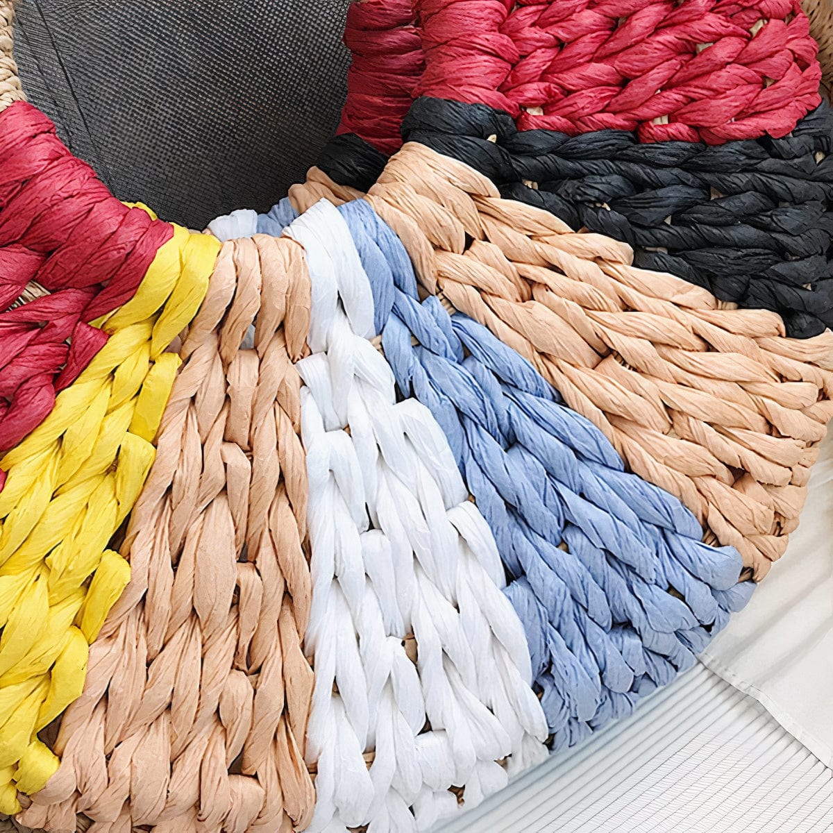 Sac Cabas en Paille pour l'Été