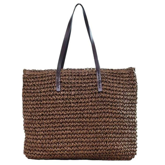 Sac Cabas Paille à Bandoulière