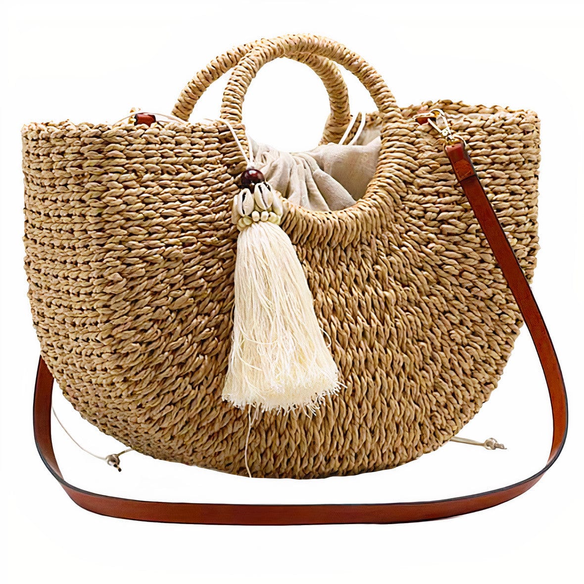 Sac Cabas Paille Plage Chic - Collection Estivale