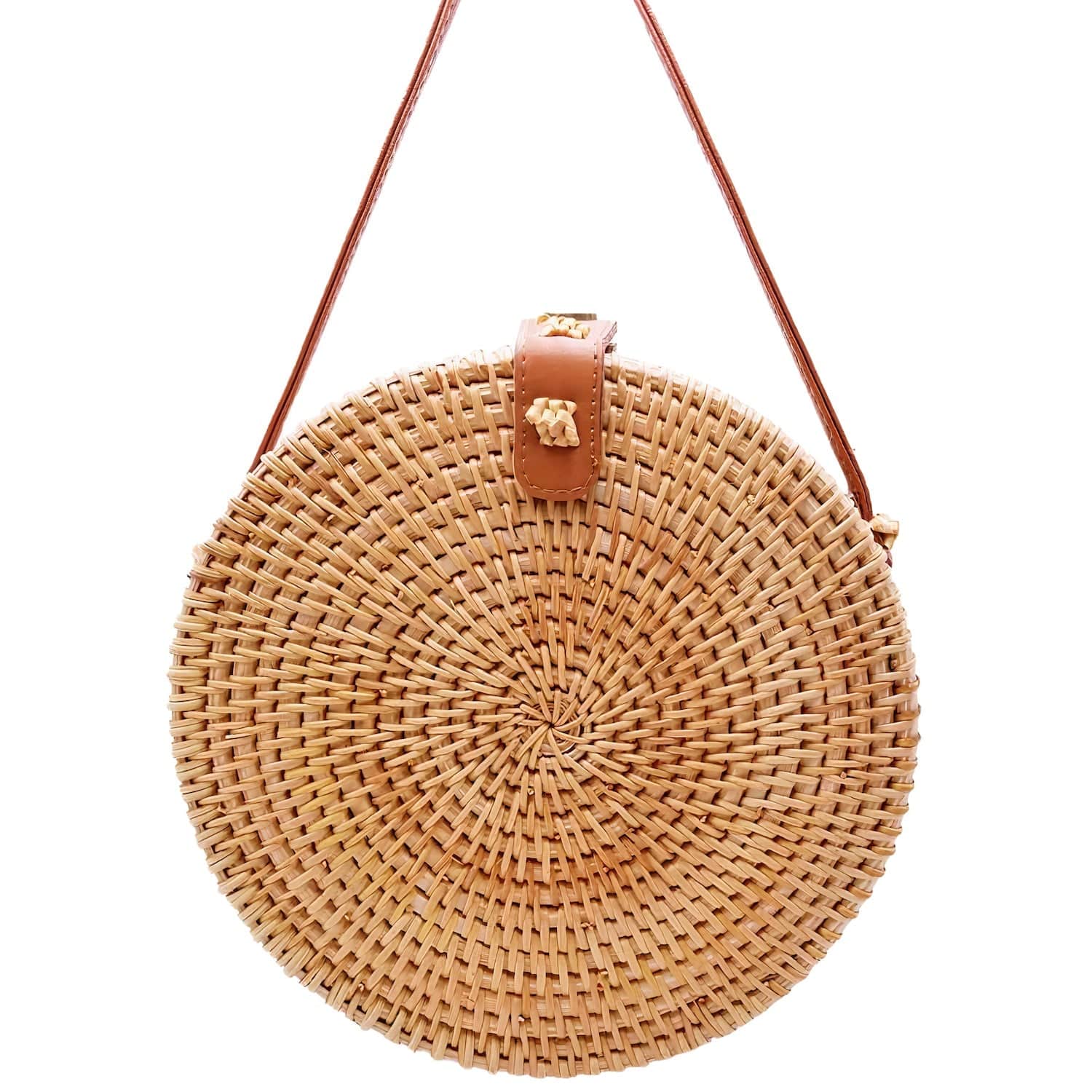Sac Rond en Osier Tressé ByDesign