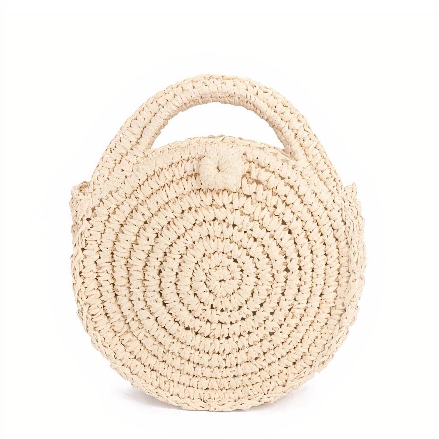 Sac Rond en Paille Exclusif