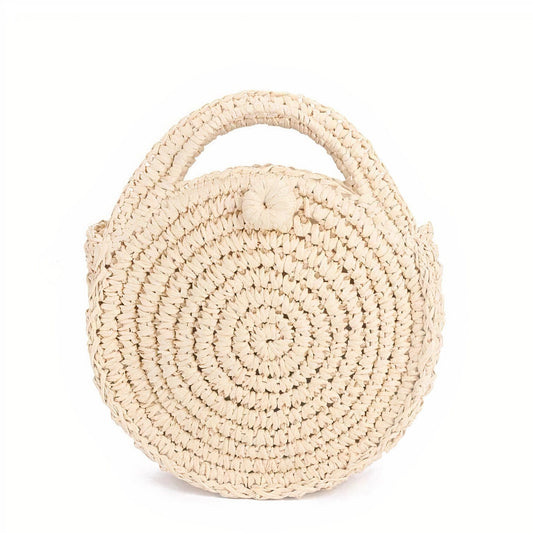 Sac Rond en Paille Exclusif